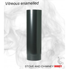 6 Inch Vitreous Enamel Flue Pipe 1000mm Length 